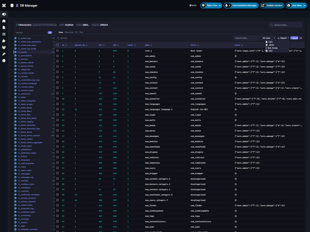 DB Manager